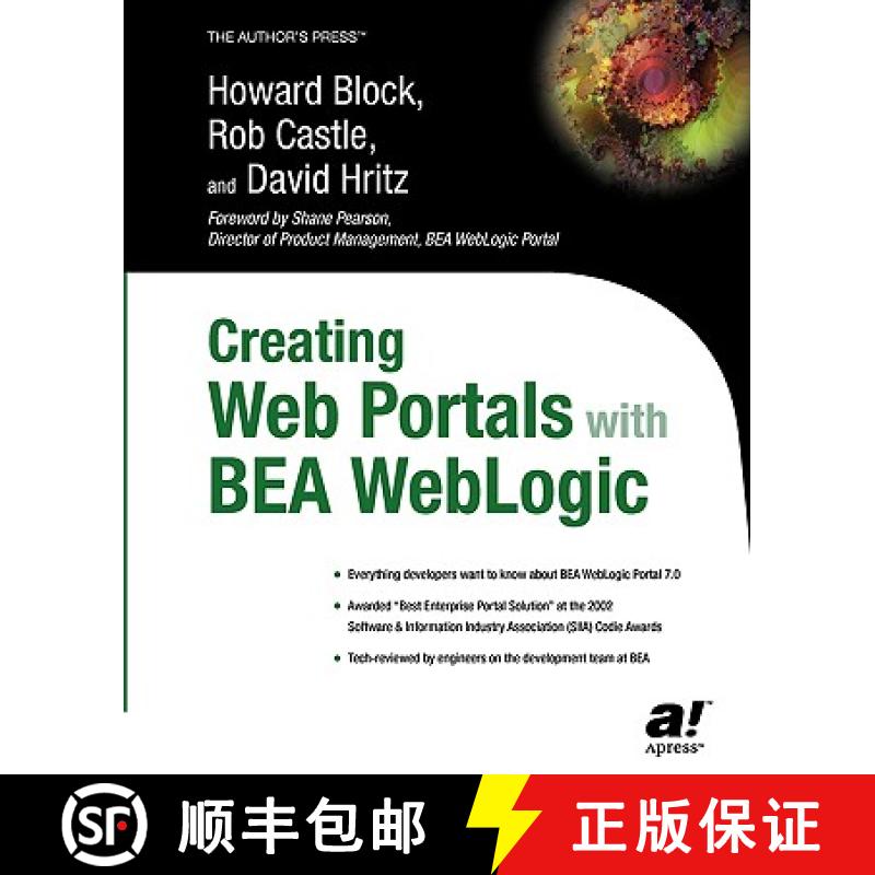 【3-4周达】Creating Web Portals with BEA Weblogic [9781590590690]