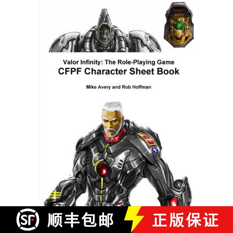 【3-4周达】Valor Infinity: The Role-Playing Game Cfpf Character Sheet Book [9781312442658]