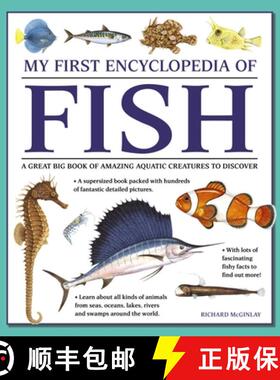 【3-4周达】My First Encyclopedia of Fish (giant Size): A Great Big Book of Amazing Aquatic Creatures ... [9781861478245]