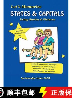 【3-4周达】Let's Memorize States & Capitals Using Pictures & Stories [9781257075669]