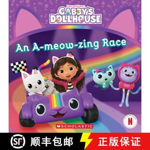 【3-4周达】The A-Meow-Zing Race (Gabby's Dollhouse 8 X 8 #11) [9781546139140]