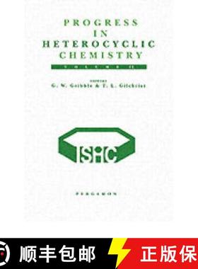 【3-4周达】Progress in Heterocyclic Chemistry: A Critical Review of the 1999 Literature Preceded by T... [9780080438825]