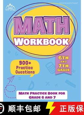【3-4周达】6th and 7th Grade Math Workbook: Math Practice Book for Grade 6 and 7 [New Edition Include... [9781628458572]