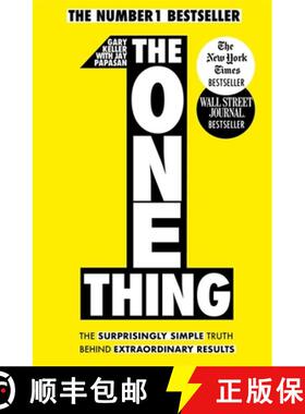 现货 专注一件事：伟大成就背后的简单真相 The One Thing: The Surprisingly Simple Truth Behind Extraordi... [9781848549258]