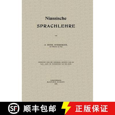 【3-4周达】Niassische Sprachlehre [9789401185806]
