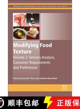 【3-4周达】Modifying Food Texture: Volume 2: Sensory Analysis, Consumer Requirements and Preferences [9781782423348]
