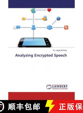 预订 Analyzing Encrypted Speech [9786202052795]