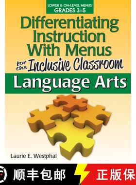 【3-4周达】Differentiating Instruction with Menus for the Inclusive Classroom Language Arts: Lower & ... [9781593638856]