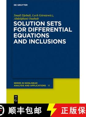 【3-4周达】Solution Sets for Differential Equations and Inclusions [9783110293449]