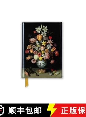 【3-4周达】National Gallery - Bosschaert: A Still Life of Flowers (Foiled Pocket Journal) [9781787558359]