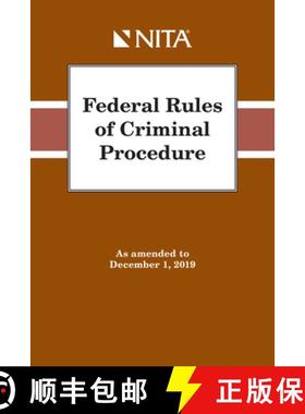 预订 Federal Rules of Criminal Procedure: As Amended to December 1, 2019 [9781601568601]