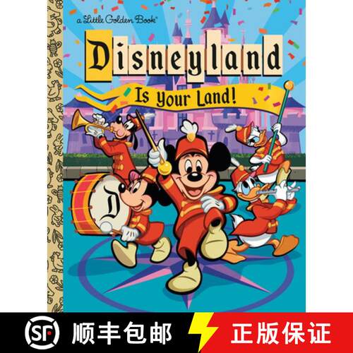 【3-4周达】精装 Disneyland Is Your Land! [9780736445443]