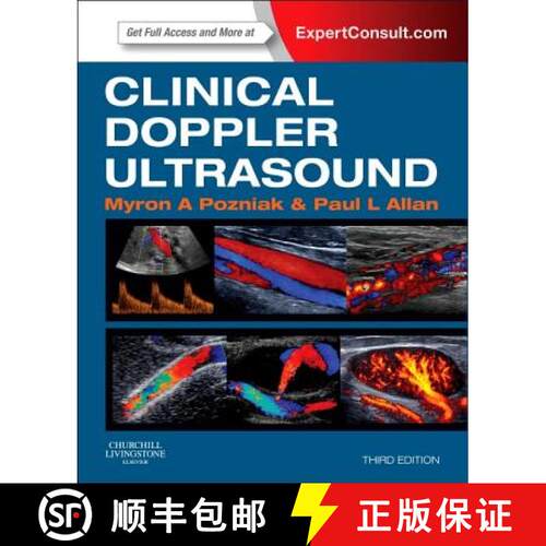 【3-4周达】Clinical Doppler Ultrasound: Expert Consult: Online and Print [9780702050152]