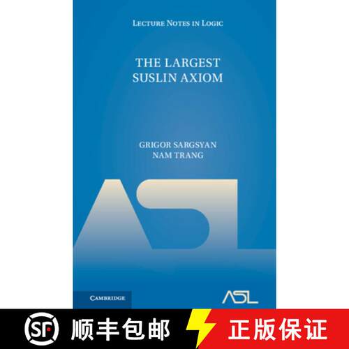 【3-4周达】精装 The Largest Suslin Axiom [9781009520713]