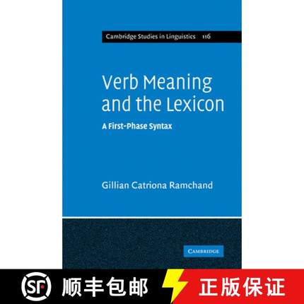 【3-4周达】Verb Meaning and the Lexicon: A First Phase Syntax - Verb Meaning and the Lexicon: A First... [9780521182348]