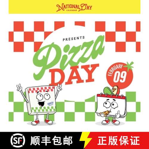 预订 National Pizza Day: Fun-filled children's book featuring National Pizza Day's secret origin stor... [9781962447416]