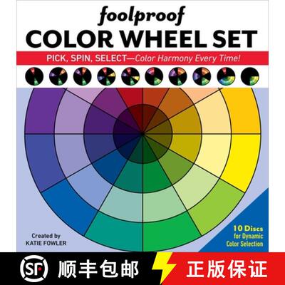 【3-4周达】Foolproof Color Wheel Set: 10 Discs for Dynamic Color Selection [9781617459979]