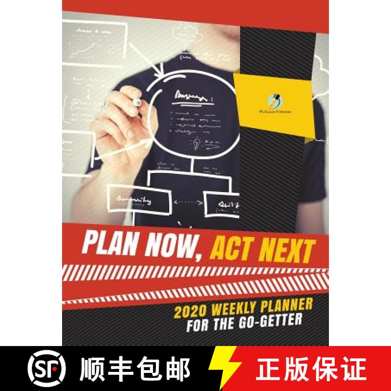 【3-4周达】Plan Now, Act Next : 2020 Weekly Planner for the Go-Getter [9781541966628]