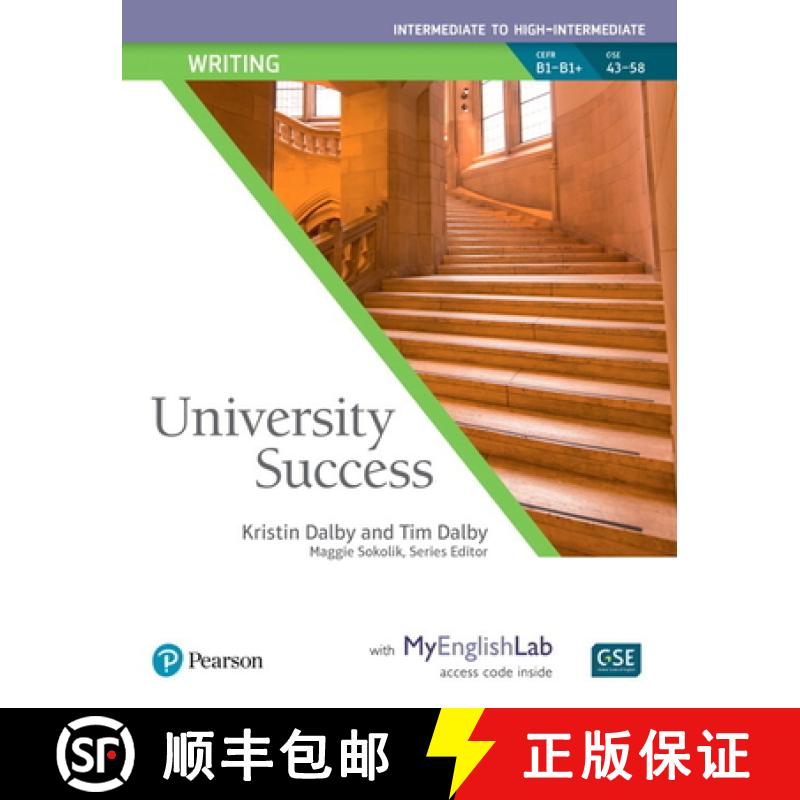 【3-4周达】University Success Writing Intermediate to High-Intermediate, Student Book with Myenglishlab [9780134653211]
