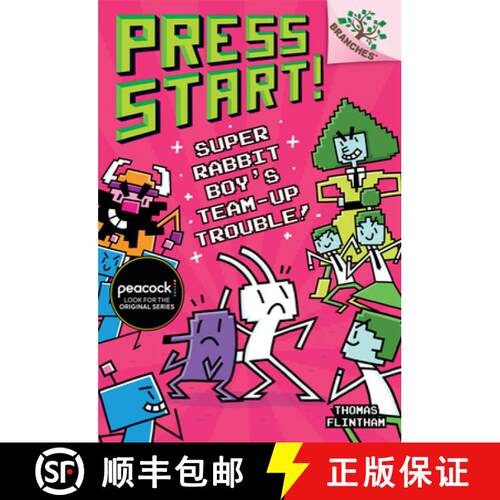 【3-4周达】精装 Super Rabbit Boy's Team-Up Trouble!: A Branches Book (Press Start! #10) (Library Edit... [9781338569001]