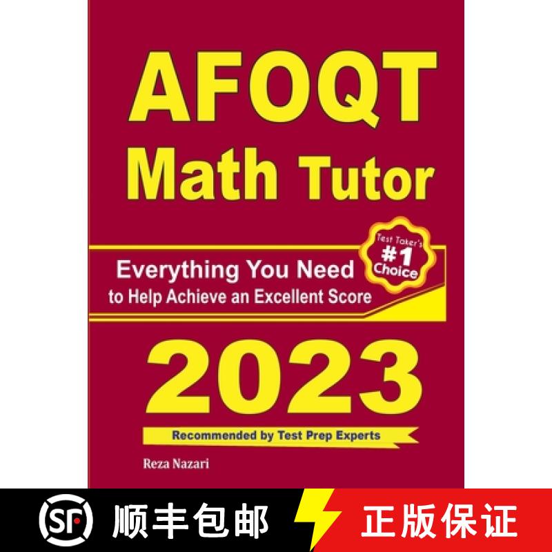 【2-3周达】AFOQT Math Tutor: Everything You Need to Help Achieve an Excellent Score [9781646128341]