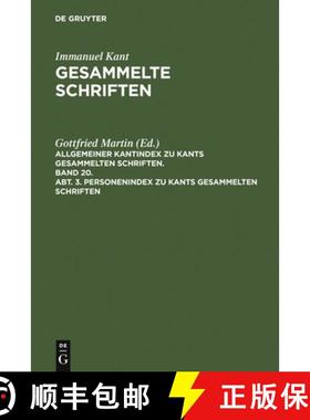 预订 Personenindex zu Kants gesammelten Schriften [9783110025576]