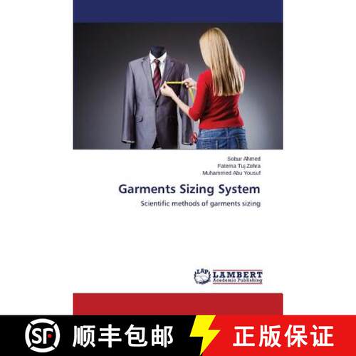 预订 Garments Sizing System: Scientific methods of garments sizing (Aufl.) [9783659714092]