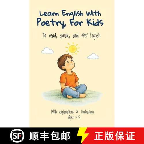 【3-4周达】Learn English With Poetry, For Kids: To Read, Speak, and Feel English [9781066686001]
