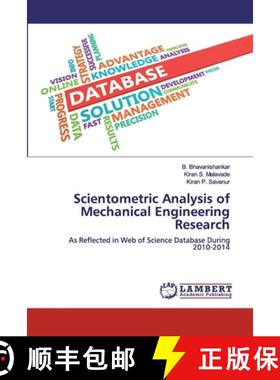 预订 Scientometric Analysis of Mechanical Engineering Research [9783330336728]
