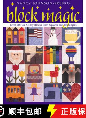 【3-4周达】Block Magic: Over 50 Fun and Easy Blocks from Squares and Rectangles [9781571201201]