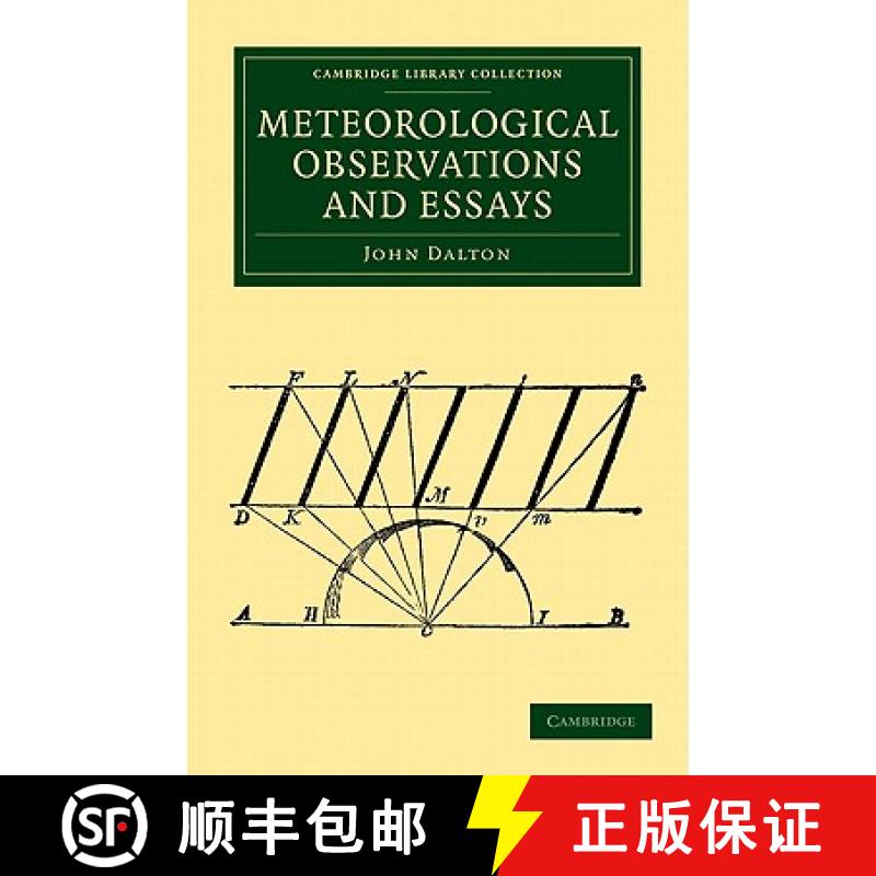【3-4周达】Meteorological Observations and Essays: - Meteorological Observations and Essays [9781108184489]