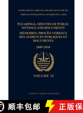 预订 Pleadings, Minutes of Public Sittings and Documents / Mémoires, procès-verbaux des audiences p... [9789004208650]