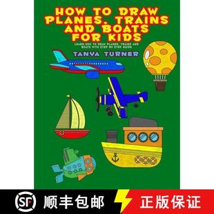 Planes Boats How Draw S... 预订 with Trains Kids for and 9798330507535 Learn