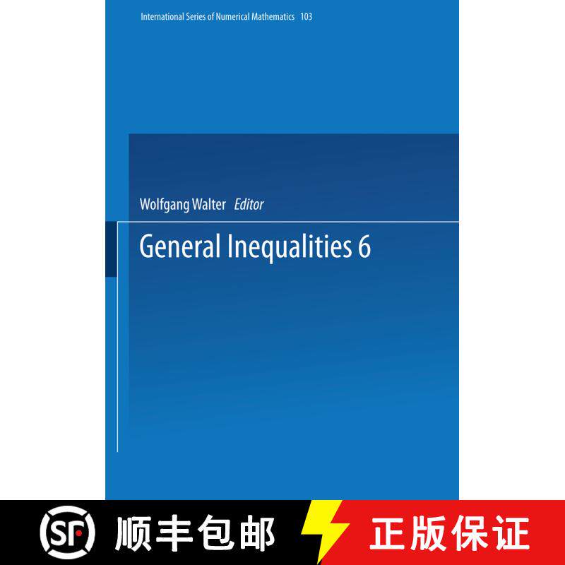 【3-4周达】General Inequalities 6 : 6th International Conference on General Inequalities, Oberwolfach... [9783034875677]