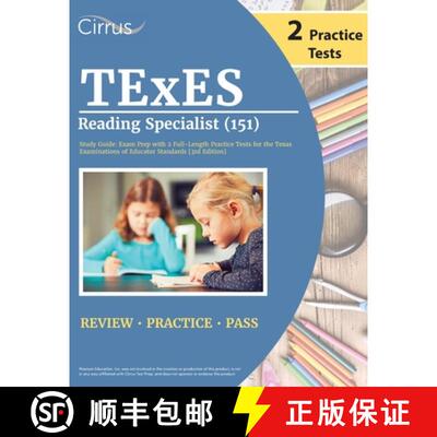 【3-4周达】TExES Reading Specialist (151) Study Guide: Exam Prep with 2 Full-Length Practice Tests fo... [9781637982327]