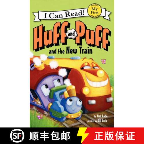 【3-4周达】精装 Huff and Puff and the New Train [9780062305046]