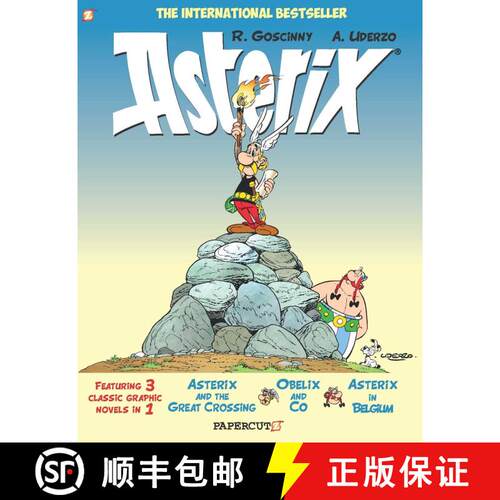 【3-4周达】Asterix Omnibus Vol. 8: Collecting Asterix and the Great Crossing, Obelix and Co, Asterix ... [9781545808740]