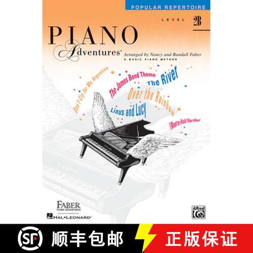 【3-4周达】Piano Adventures - Popular Repertoire Book - Level 2b [9781616772598]