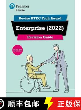 【3-4周达】Pearson REVISE BTEC Tech Award Enterprise 2022 Revision Guide inc online edition - 2023 an... [9781292436111]