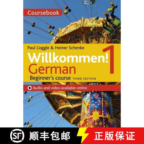 【3-4周达】Willkommen! 1 (Third edition) German Beginner's course : Coursebook [9781473672659]