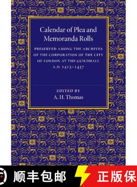 【3-4周达】Calendar of Plea and Memoranda Rolls: A.D. 1413-1437 [9781107464025]