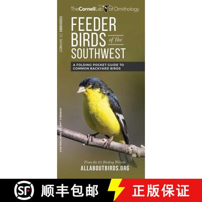 【3-4周达】Feeder Birds of the Southwest : A Folding Pocket Guide to Common Backyard Birds [9781620052198]