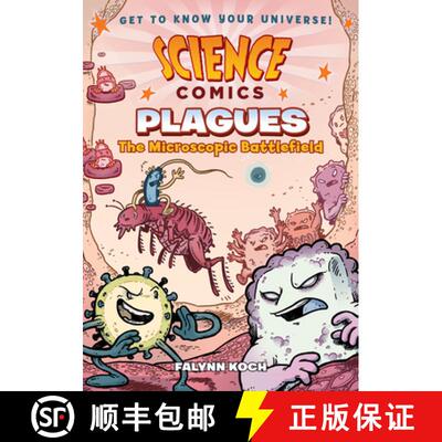 【3-4周达】Science Comics: Plagues: The Microscopic Battlefield [9781626727526]