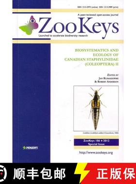 预订 ZooKeys 186: Biosystematics and Ecology of Canadian Staphylinidae (Coleoptera) II [9789546426321]