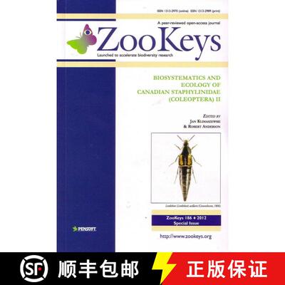 预订 ZooKeys 186: Biosystematics and Ecology of Canadian Staphylinidae (Coleoptera) II [9789546426321]