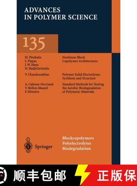 【3-4周达】Blockcopolymers, Polyelectrolytes, Biodegradation [9783540631569]