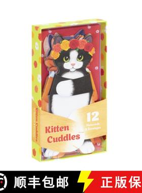 预订 Kitten Cuddles Notecards: (Valentine's Day Cards, Romantic Gift, Gift for Teenager) [9781452180045]