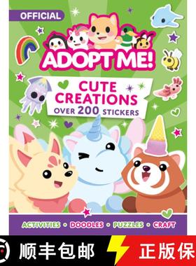 【3-4周达】Adopt Me! Cute Creations Sticker Book [9780008647025]