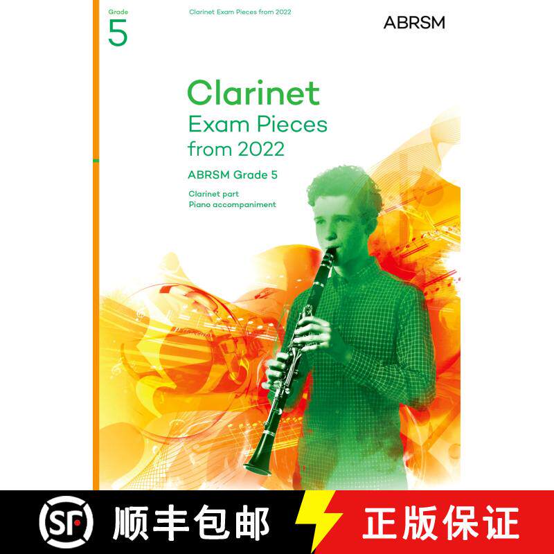 【3-4周达】Clarinet Exam Pieces from 2022, ABRSM Grade 5: Selected from the syllabus from 2022. Clari... [9781786014078]