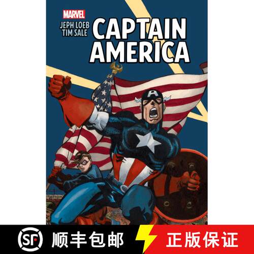 【3-4周达】精装 Jeph Loeb & Tim Sale: Captain America Gallery Edition [9781302953102]